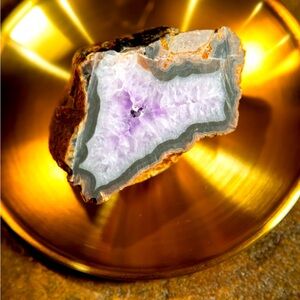 Rare Turkish Agate banded amethyst